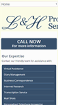 Mobile Screenshot of lhvirtualassistants.com